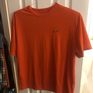 Nike Fit Dry Red Athletic T Shirt Mens L Performance